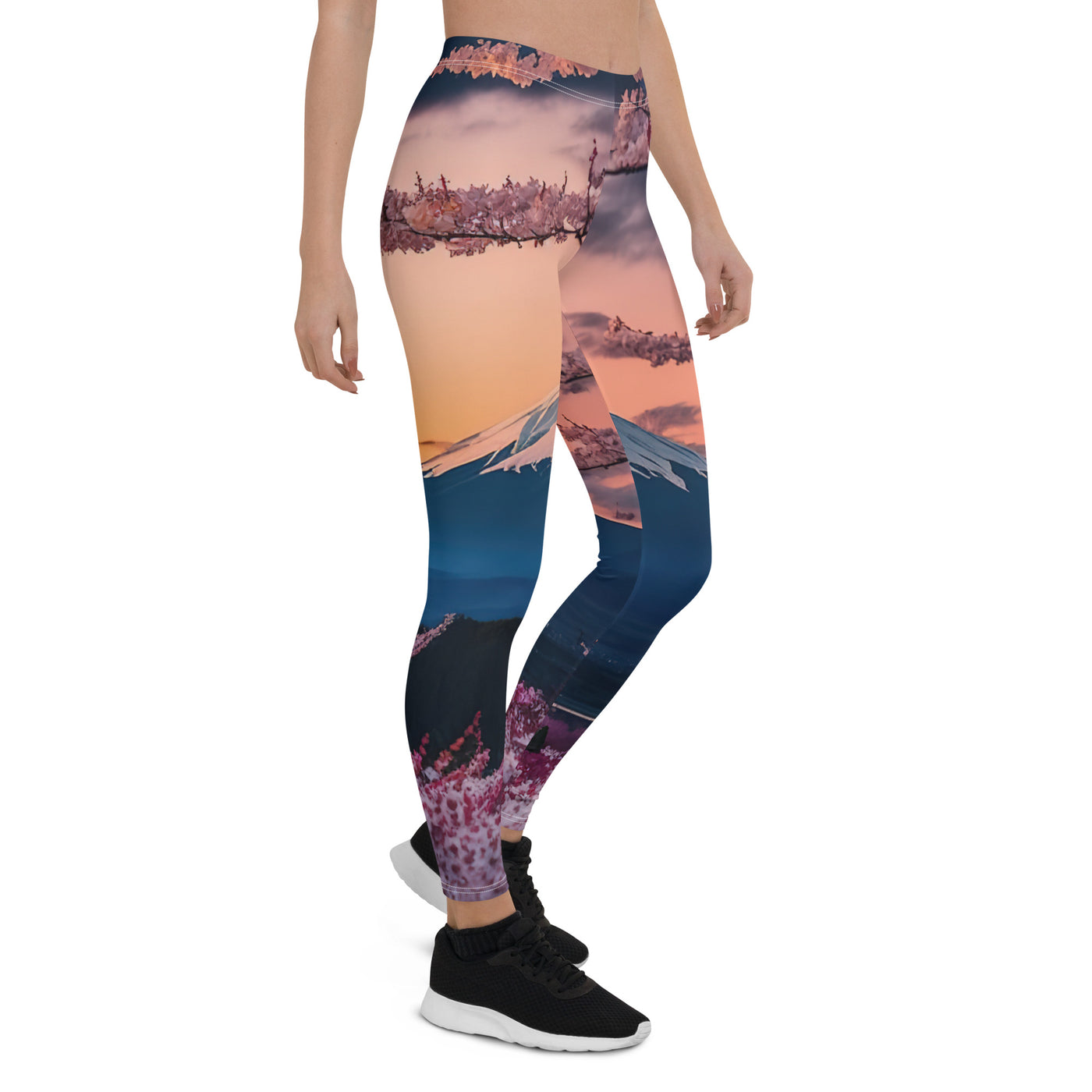 Berg - Pinke Bäume und Blumen - Leggings (All-Over Print) berge xxx