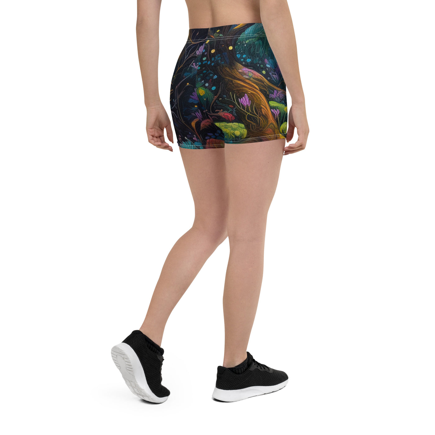 Wald und Wanderweg - Bunte, farbenfrohe Malerei - Shorts (All-Over Print) camping xxx