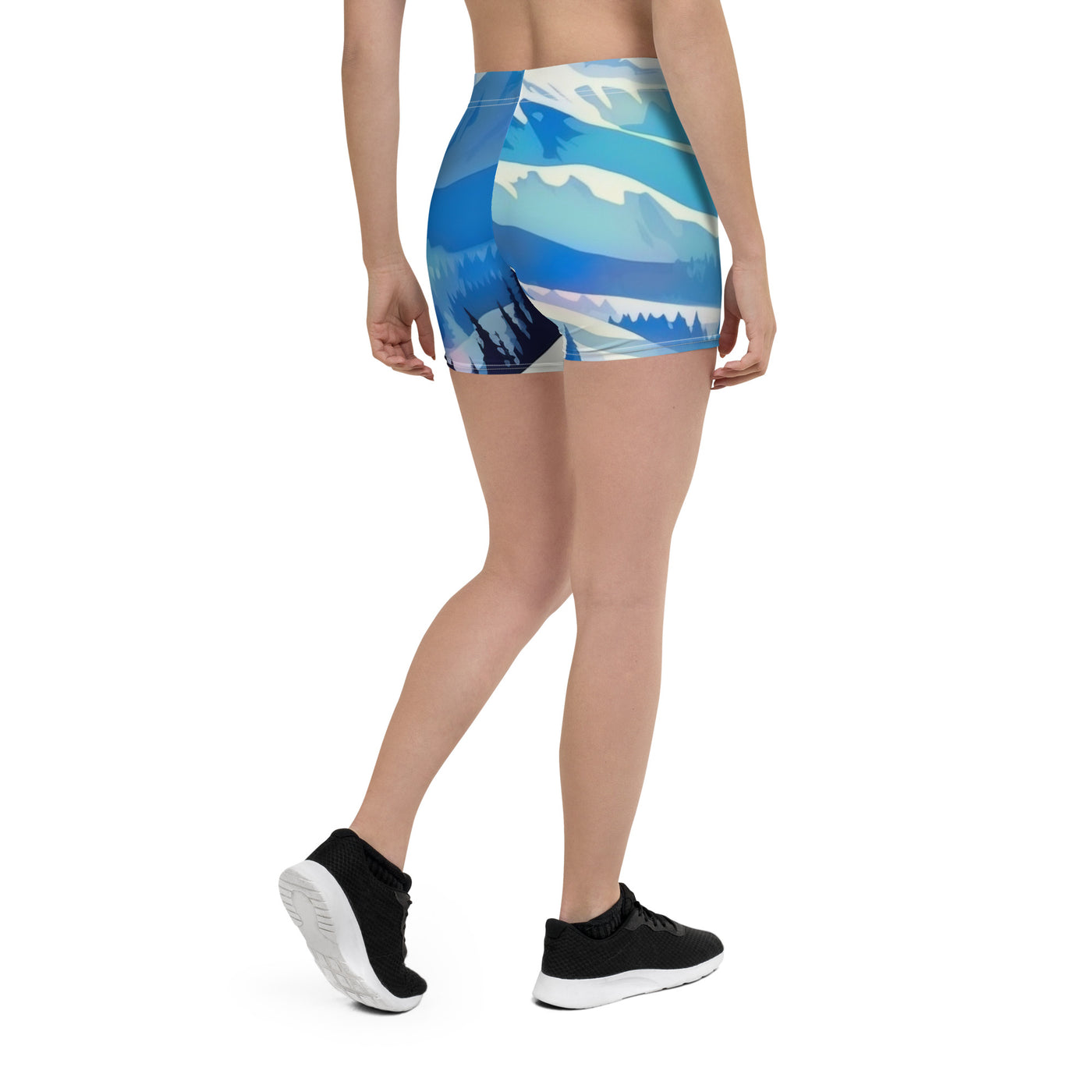 Berge und Schnee - Landschaft - Shorts (All-Over Print) ski xxx