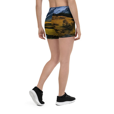 Berge und steiniger Bach - Epische Stimmung - Shorts (All-Over Print) berge xxx