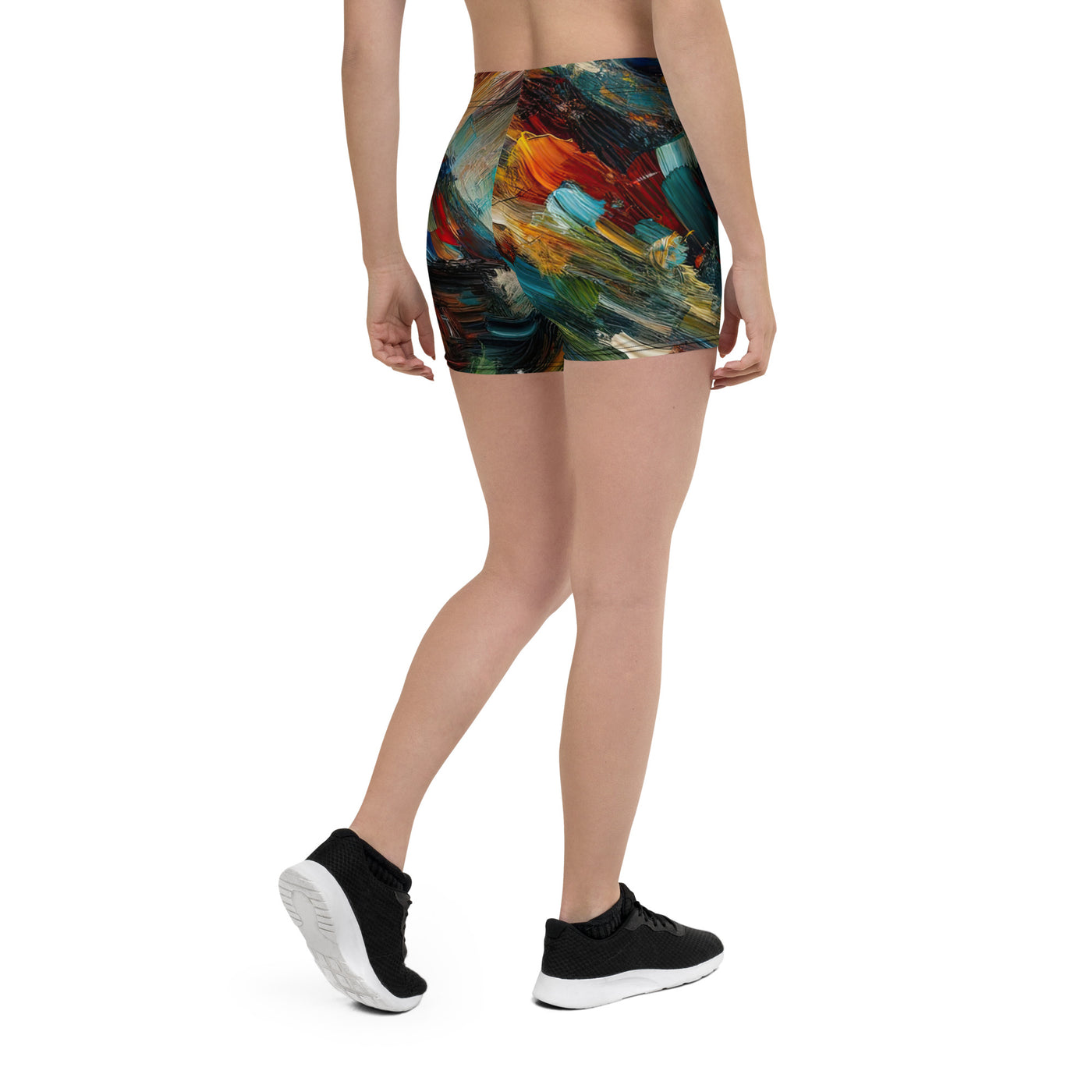 Expressionistisches Farbchaos der Alpen und Schönheit der Berge - Abstrakt - Shorts (All-Over Print) berge xxx yyy zzz