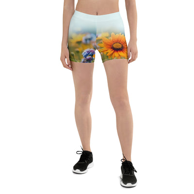 Foto von Blumen im Sonnenschein - Nahaufnahme - Shorts (All-Over Print) camping xxx 3XL