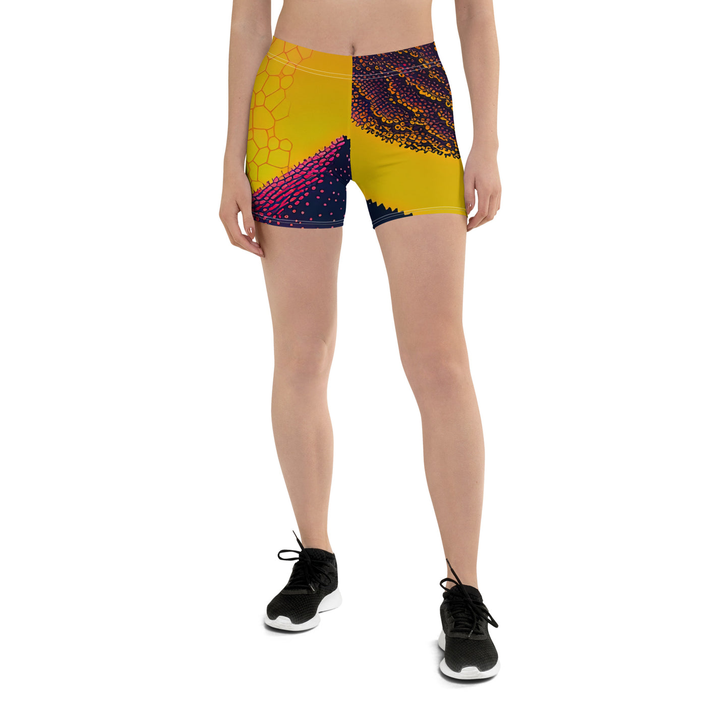 Berge und warme Farben - Punktkunst - Shorts (All-Over Print) berge xxx 3XL