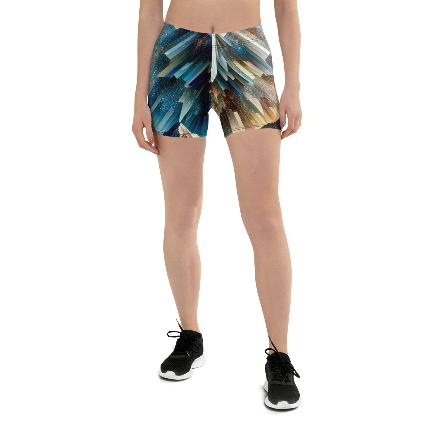 Alpen & Bär Kaleidoskop - Abstrakte Lichtkunst mit Kraft - Shorts (All-Over Print) camping xxx yyy zzz 3XL