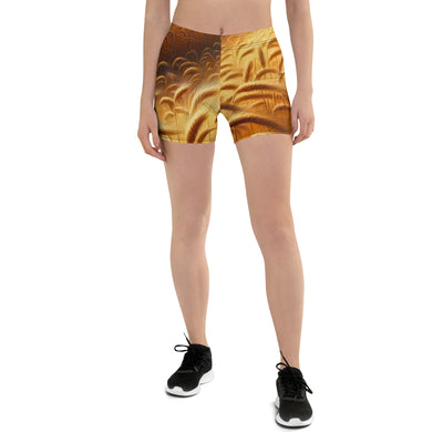 Ölgemälde eines bayerischen Weizenfeldes, endlose goldene Halme (TR) - Shorts (All-Over Print) xxx yyy zzz 3XL