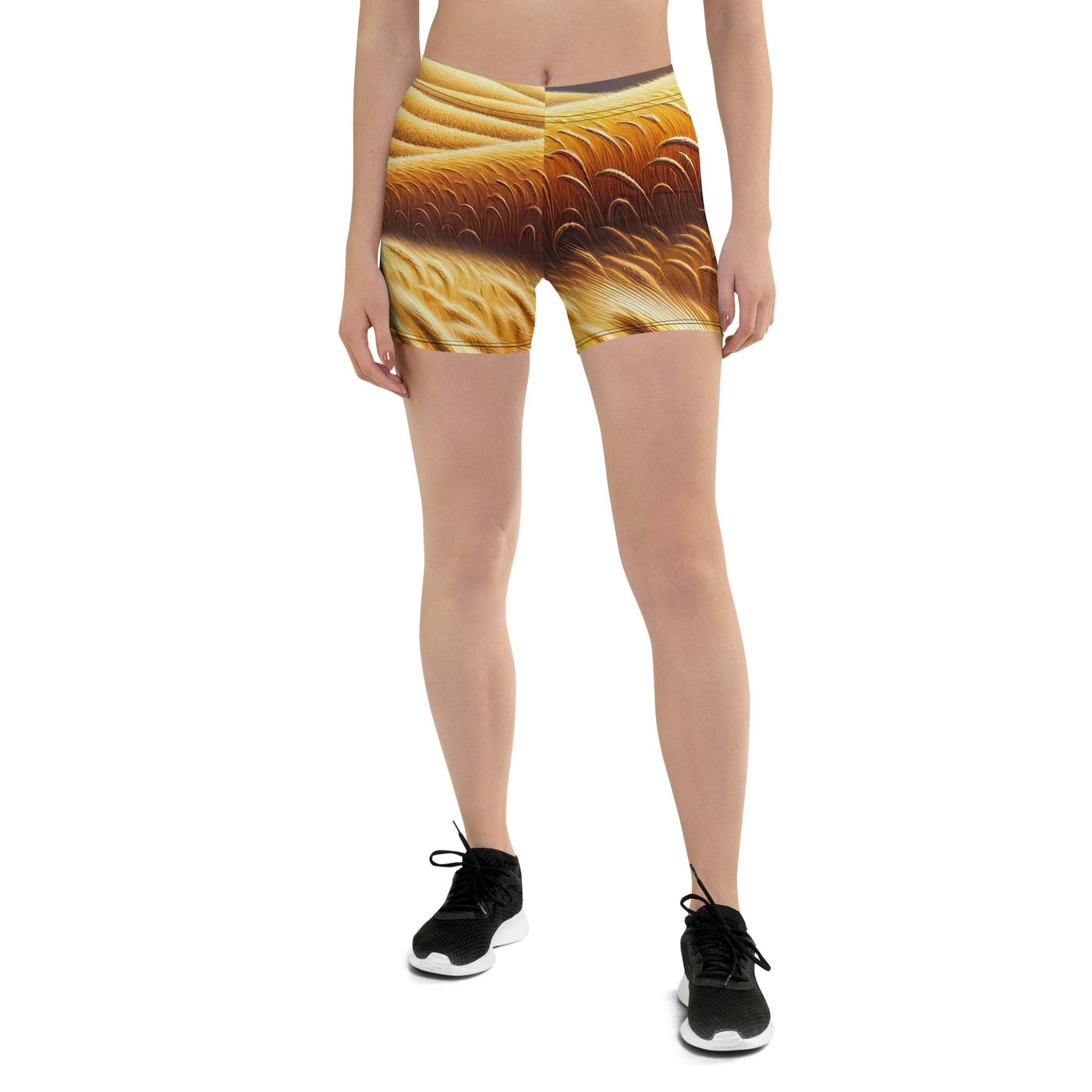 Ölgemälde eines weiten bayerischen Weizenfeldes, golden im Wind (TR) - Shorts (All-Over Print) xxx yyy zzz 3XL