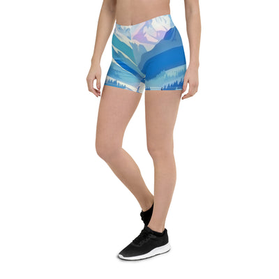 Berge und Schnee - Landschaft - Shorts (All-Over Print) ski xxx