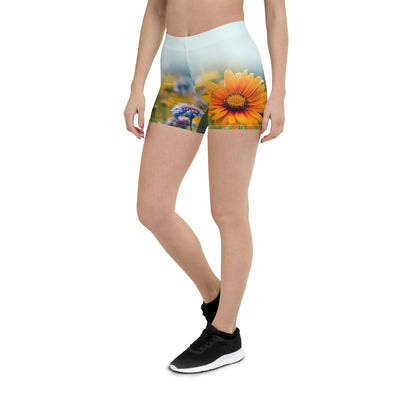 Foto von Blumen im Sonnenschein - Nahaufnahme - Shorts (All-Over Print) camping xxx