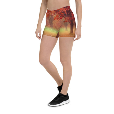 Wald im Herbst - Rote Herbstblätter - Shorts (All-Over Print) camping xxx