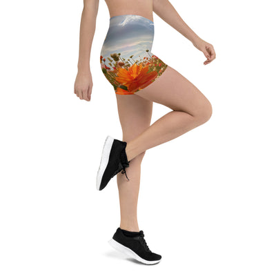 Blumenfeld und Sonnenschein - Shorts (All-Over Print) camping xxx