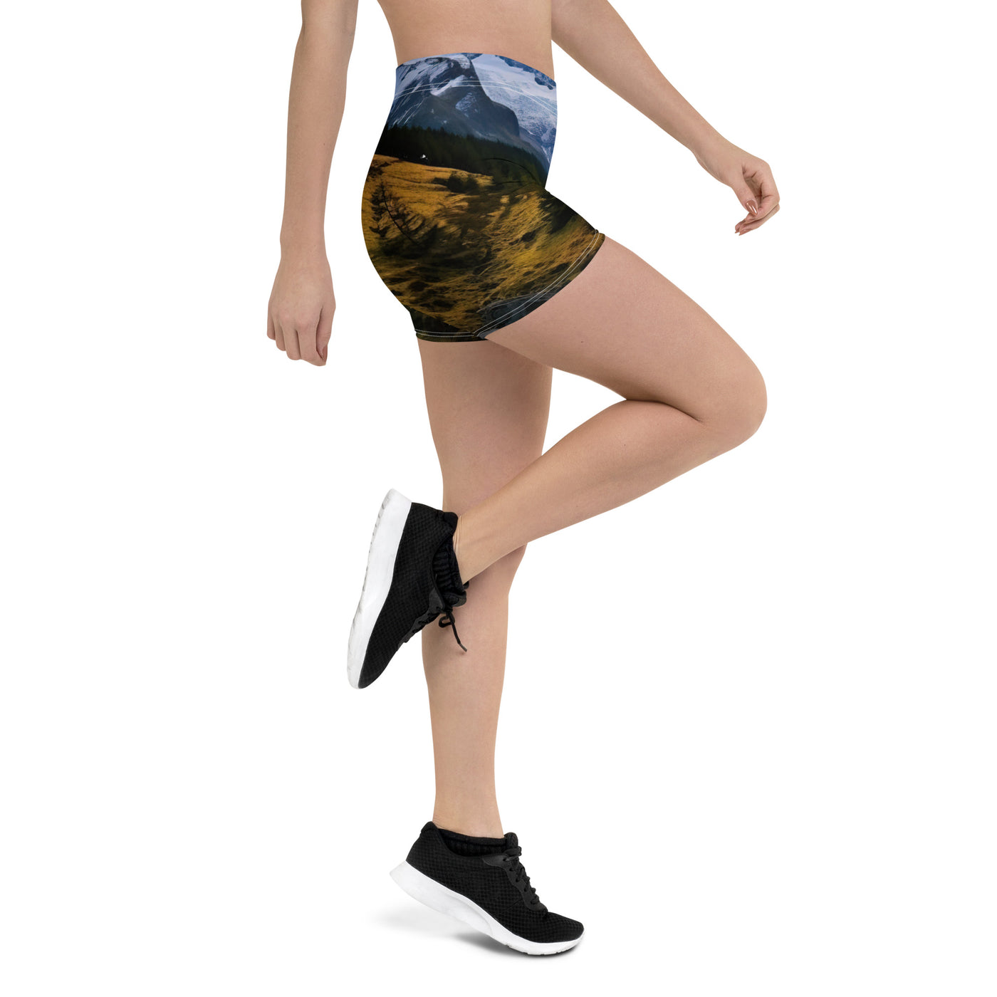 Berge und steiniger Bach - Epische Stimmung - Shorts (All-Over Print) berge xxx