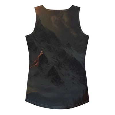 Himalaya Gebirge, Sonnenuntergang - Landschaft - Damen Tanktop (All-Over Print) berge xxx XL