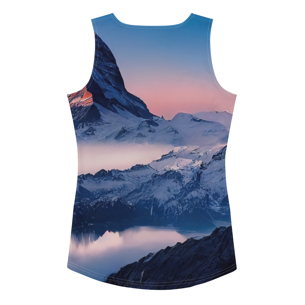 Matternhorn - Nebel - Berglandschaft - Malerei - Damen Tanktop (All-Over Print) berge xxx XL