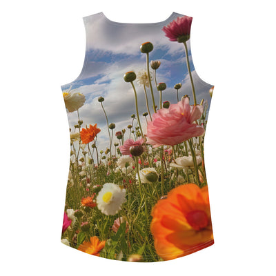 Blumenfeld und Sonnenschein - Damen Tanktop (All-Over Print) camping xxx XL