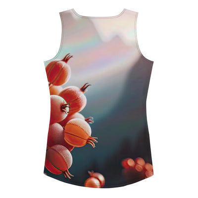 Foto einer Gruppe von Alpenbeeren mit kräftigen Farben und detaillierten Texturen - Damen Tanktop (All-Over Print) berge xxx yyy zzz