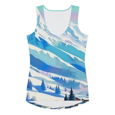 Berge und Schnee - Landschaft - Damen Tanktop (All-Over Print) ski xxx