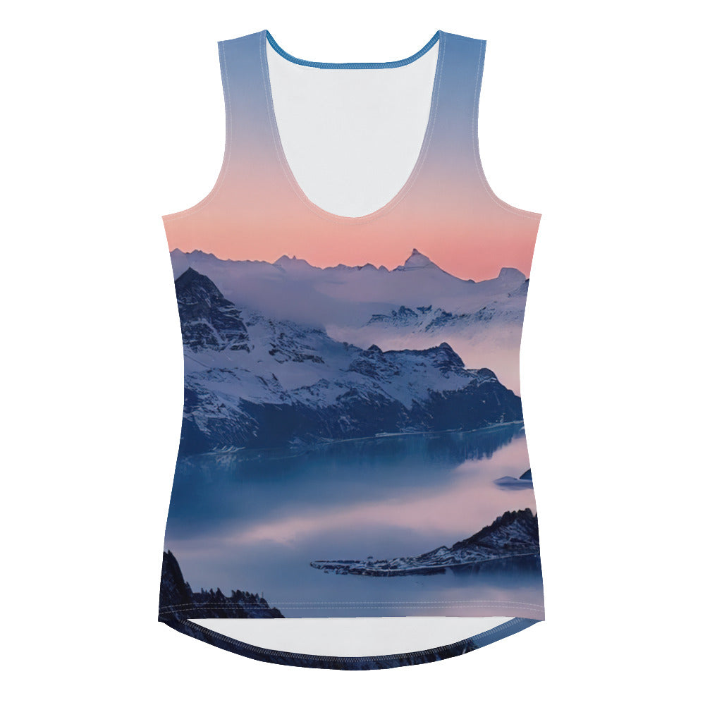 Matternhorn - Nebel - Berglandschaft - Malerei - Damen Tanktop (All-Over Print) berge xxx