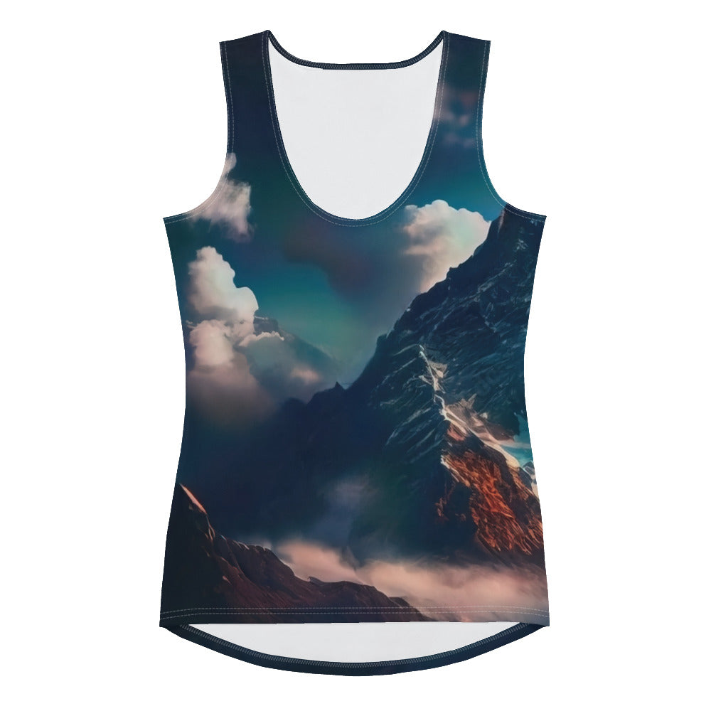 Berge und Nebel - Damen Tanktop (All-Over Print) berge xxx