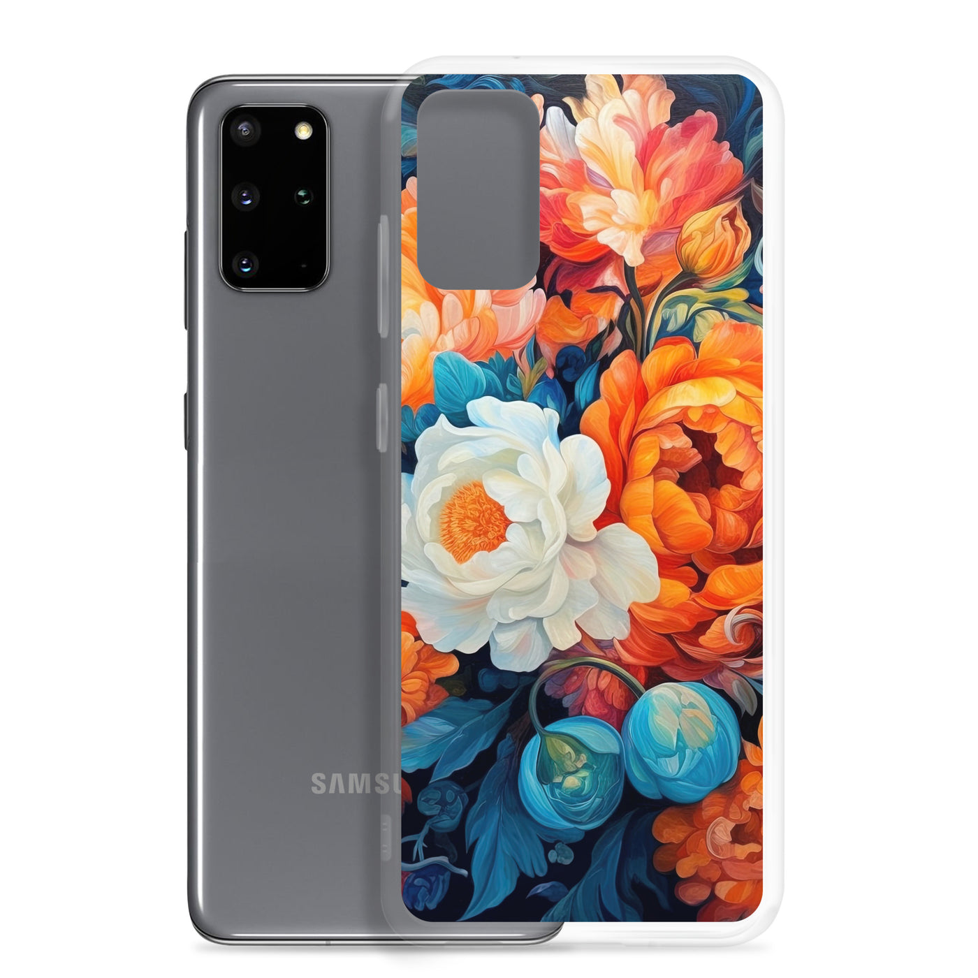 Bunte Blumen - Schöne Malerei - Samsung Schutzhülle (durchsichtig) camping xxx