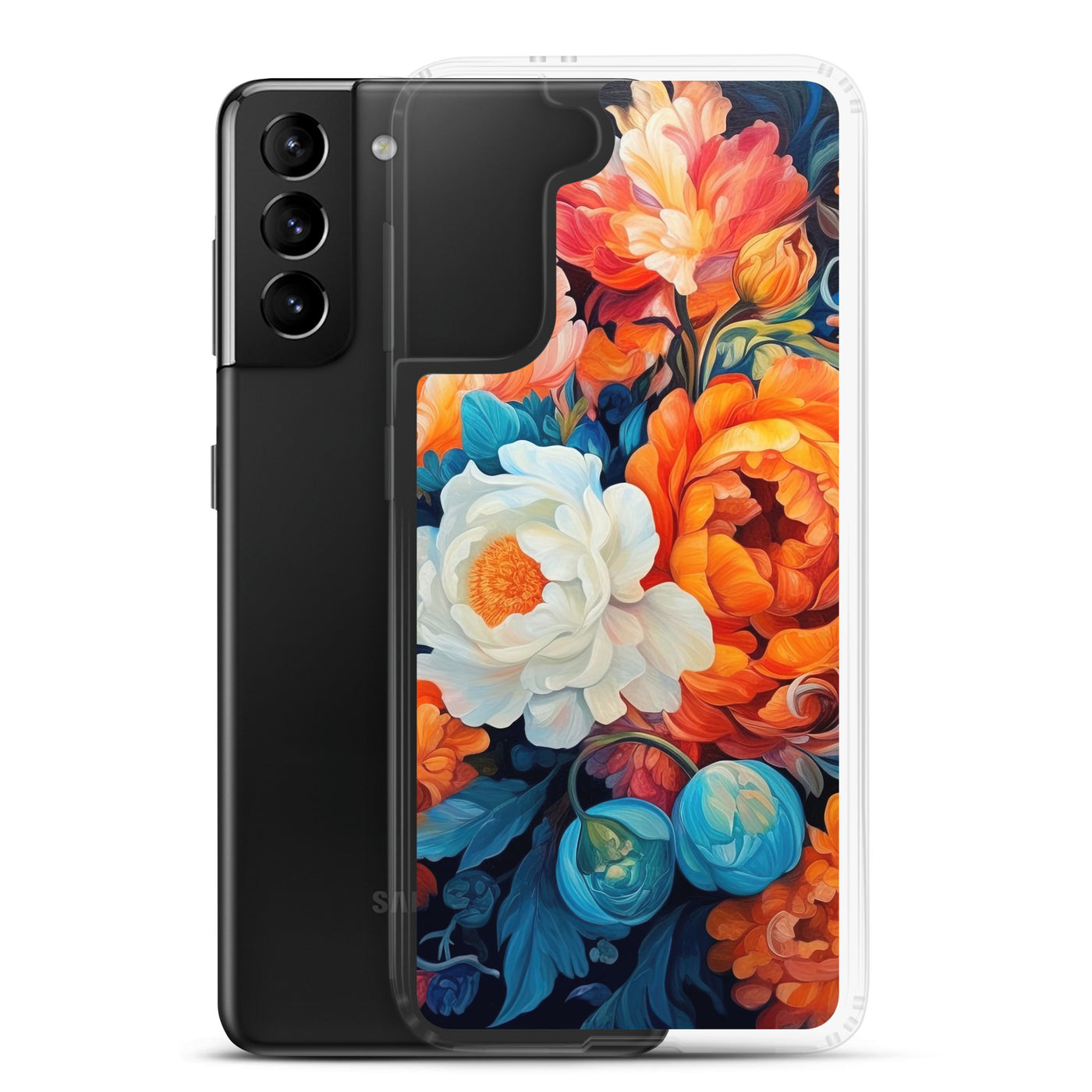 Bunte Blumen - Schöne Malerei - Samsung Schutzhülle (durchsichtig) camping xxx