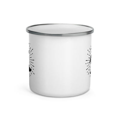 Firework And Snowbarding 1 - Emaille Tasse snowboarden