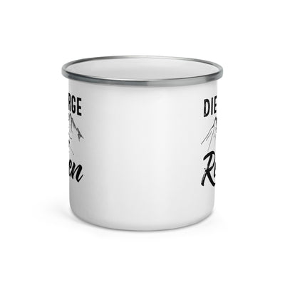 Die Berge Rufen - Emaille Tasse ski