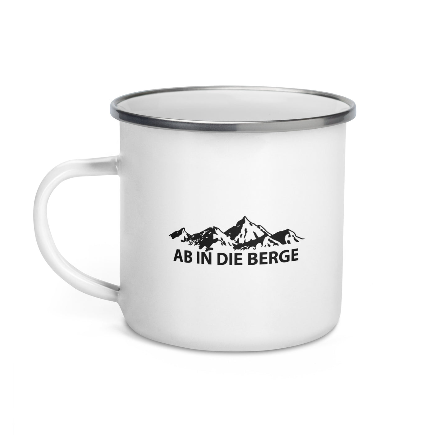 Ab In Die Berge - Mountain - Emaille Tasse berge