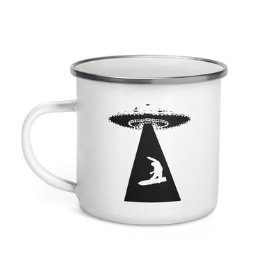 Alienship - Snowboarding - Emaille Tasse snowboarden