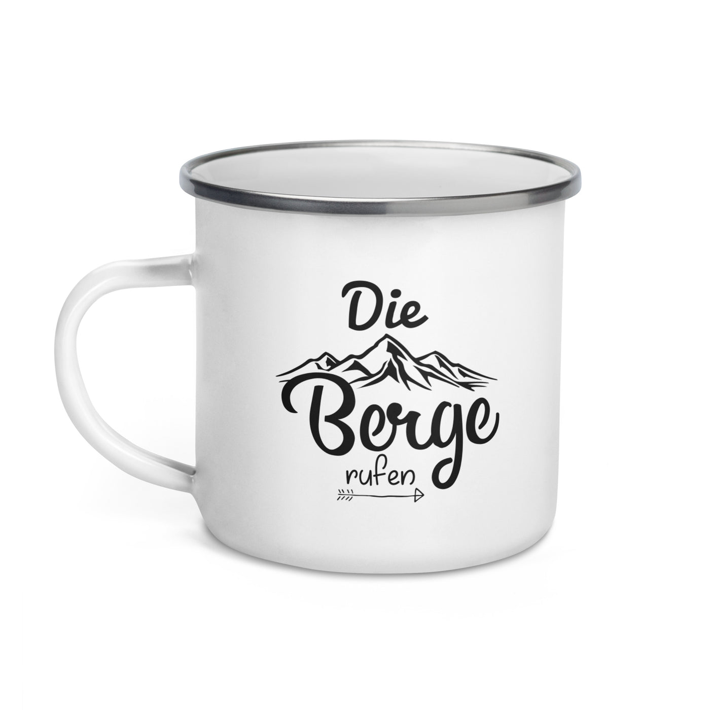 Berge Rufen - Emaille Tasse berge