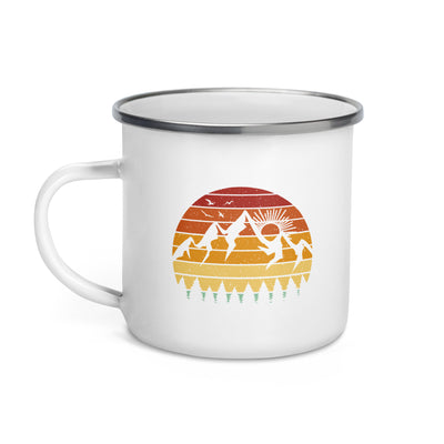 Berge Vintage - Emaille Tasse berge