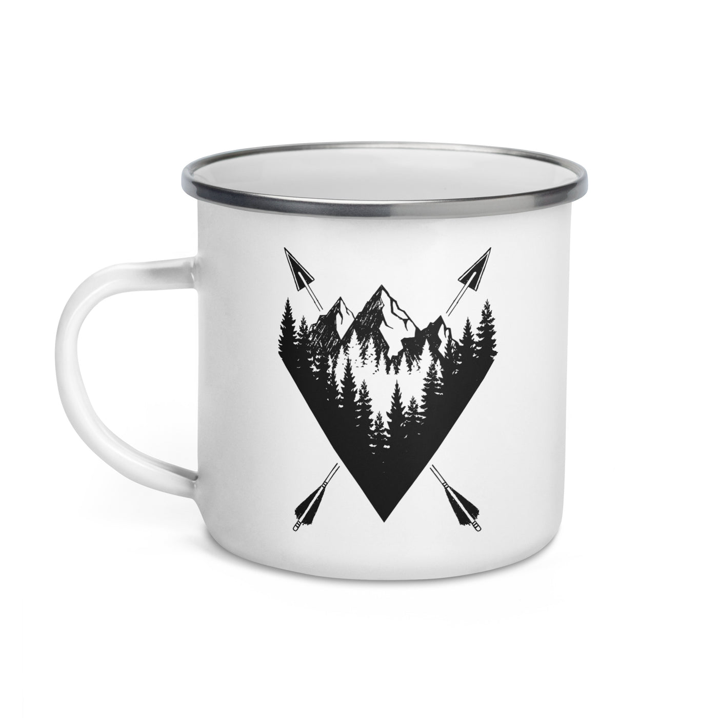 Bergführer - Emaille Tasse berge klettern