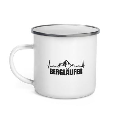 Berglaufer 1 - Emaille Tasse berge