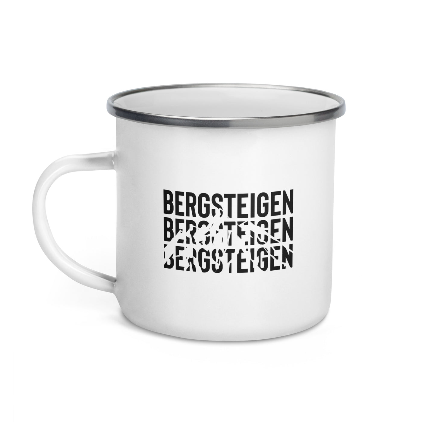 Bergsteigen - Emaille Tasse berge