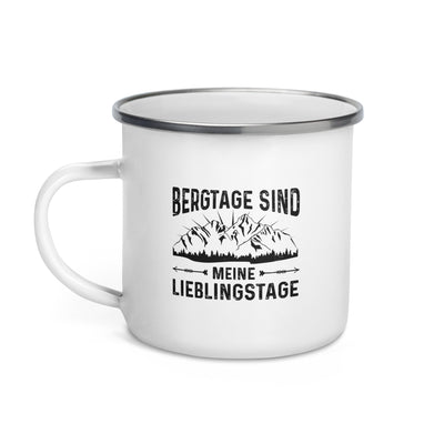 Bergtage - Lieblingstage - Emaille Tasse berge wandern