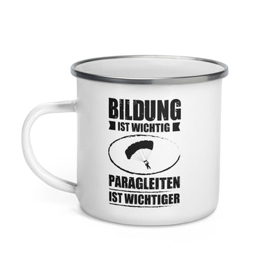 Bildung Ist Wichtig Parableiten Ist Wichtiger - Emaille Tasse berge