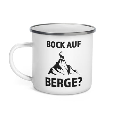 Bock Auf Berge - Emaille Tasse berge