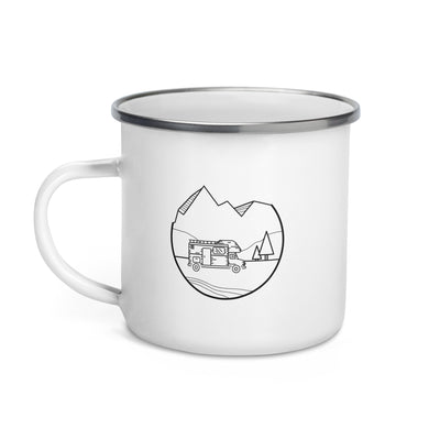 Camping - Emaille Tasse camping