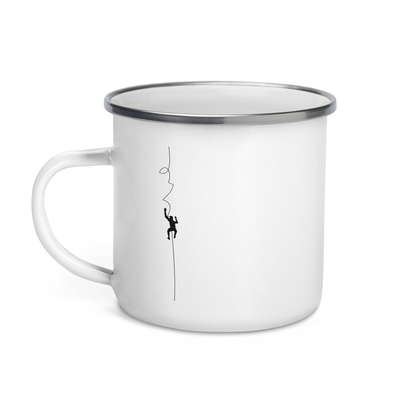 Climbing - Emaille Tasse klettern