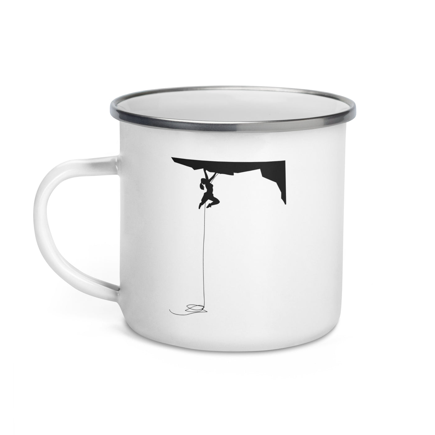 Climbing (10) - Emaille Tasse klettern