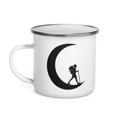 Crescent Moon - Female Hiking - Emaille Tasse wandern