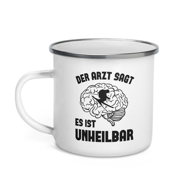 Der Arzt Sagt Es Ist Unheilbar - Emaille Tasse ski