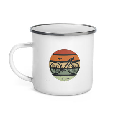 Fahrrad Vintage - Emaille Tasse fahrrad