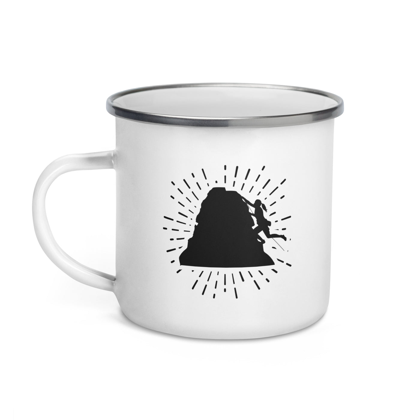 Firework And Climbing 1 - Emaille Tasse klettern