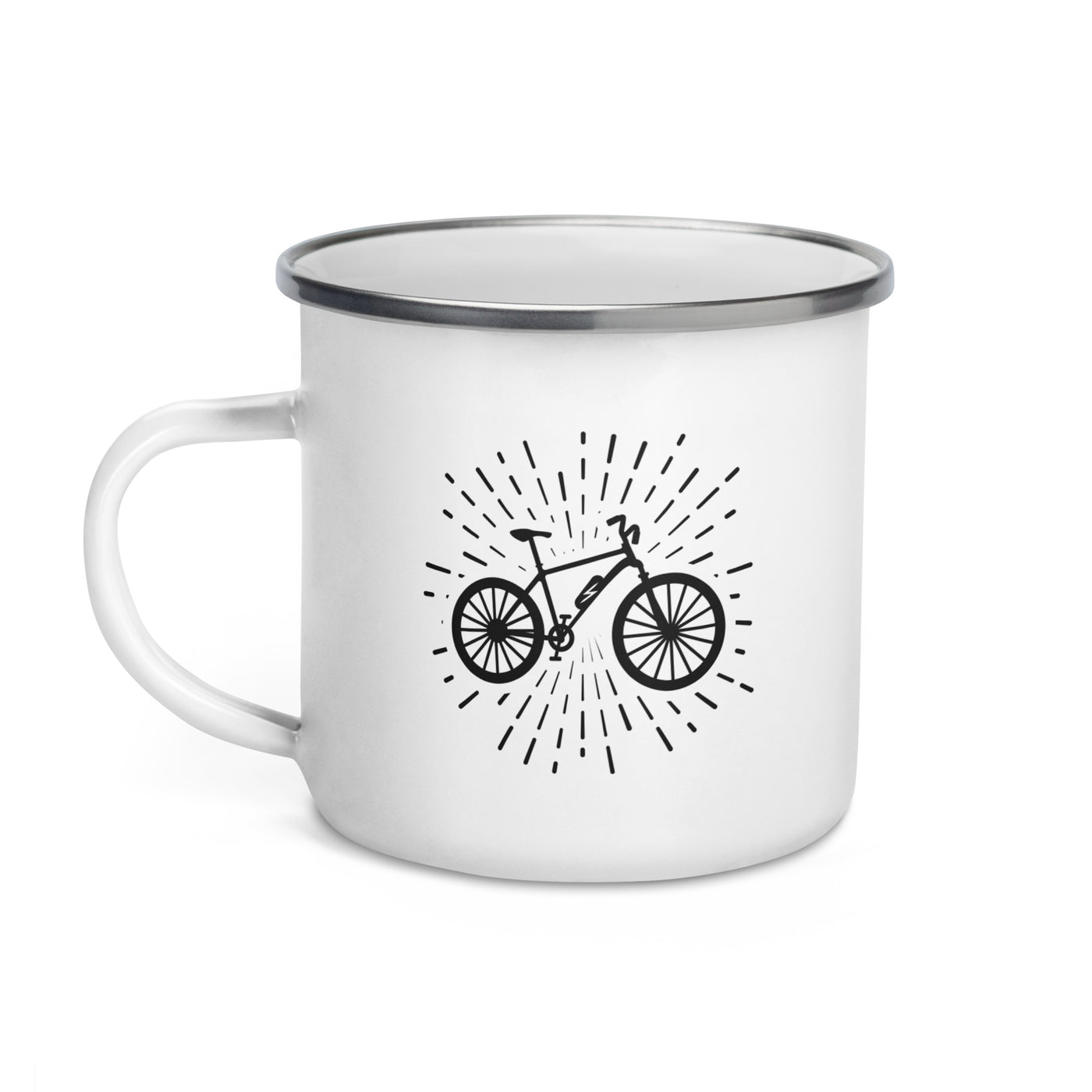 Firework And E-Bike - Emaille Tasse e-bike