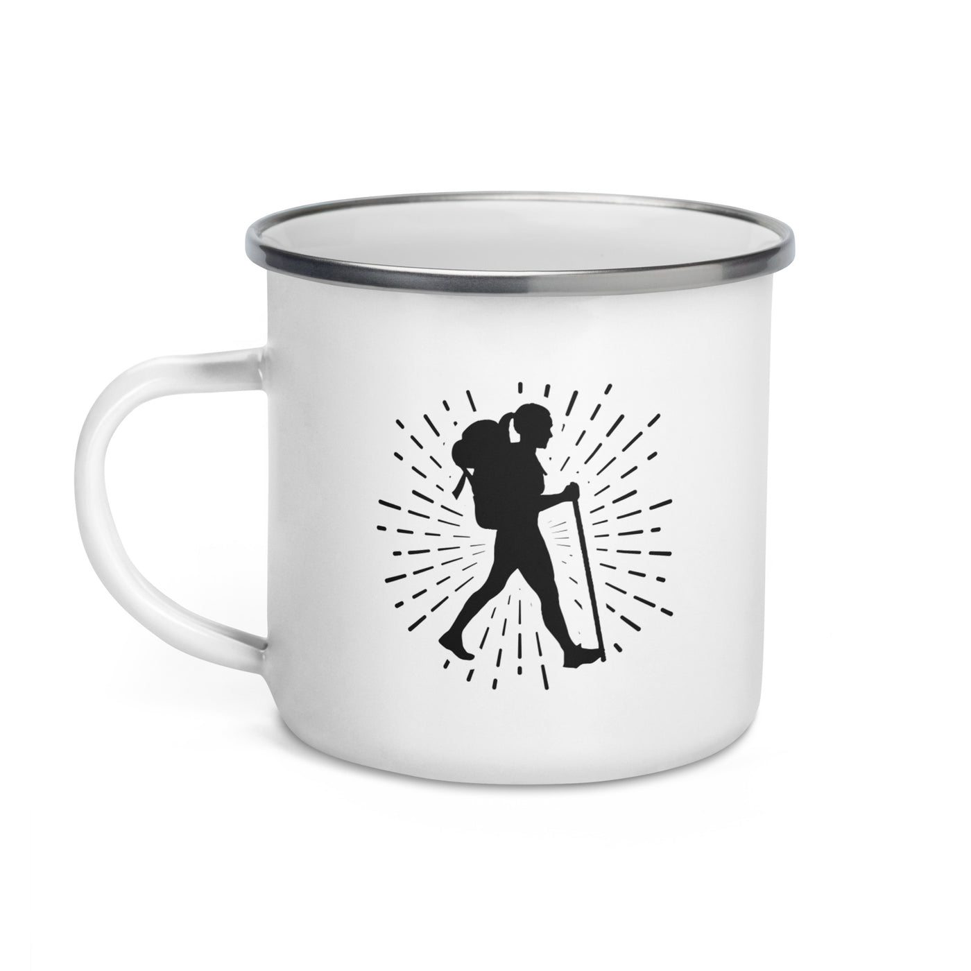 Firework And Hiking 1 - Emaille Tasse wandern