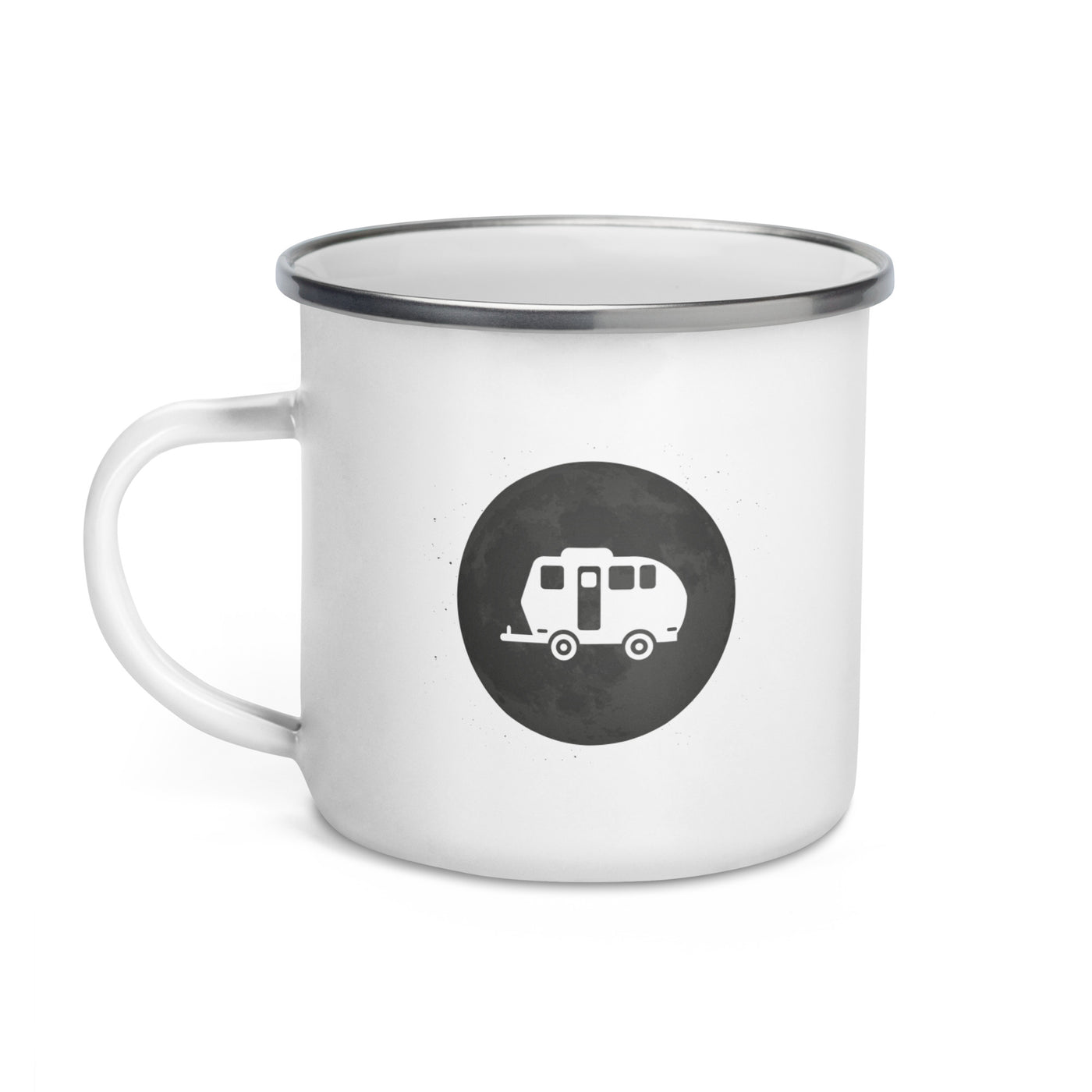 Full Moon - Camping Caravan - Emaille Tasse camping