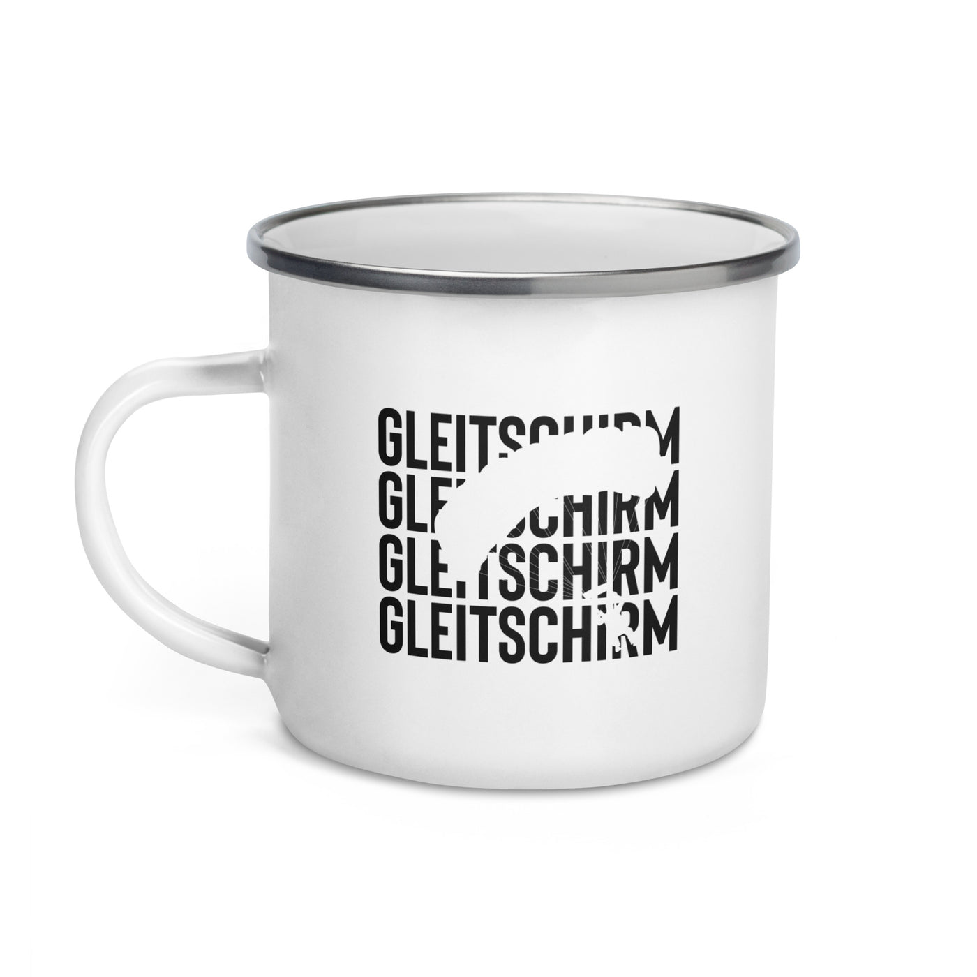 Gleitschirm - Emaille Tasse berge