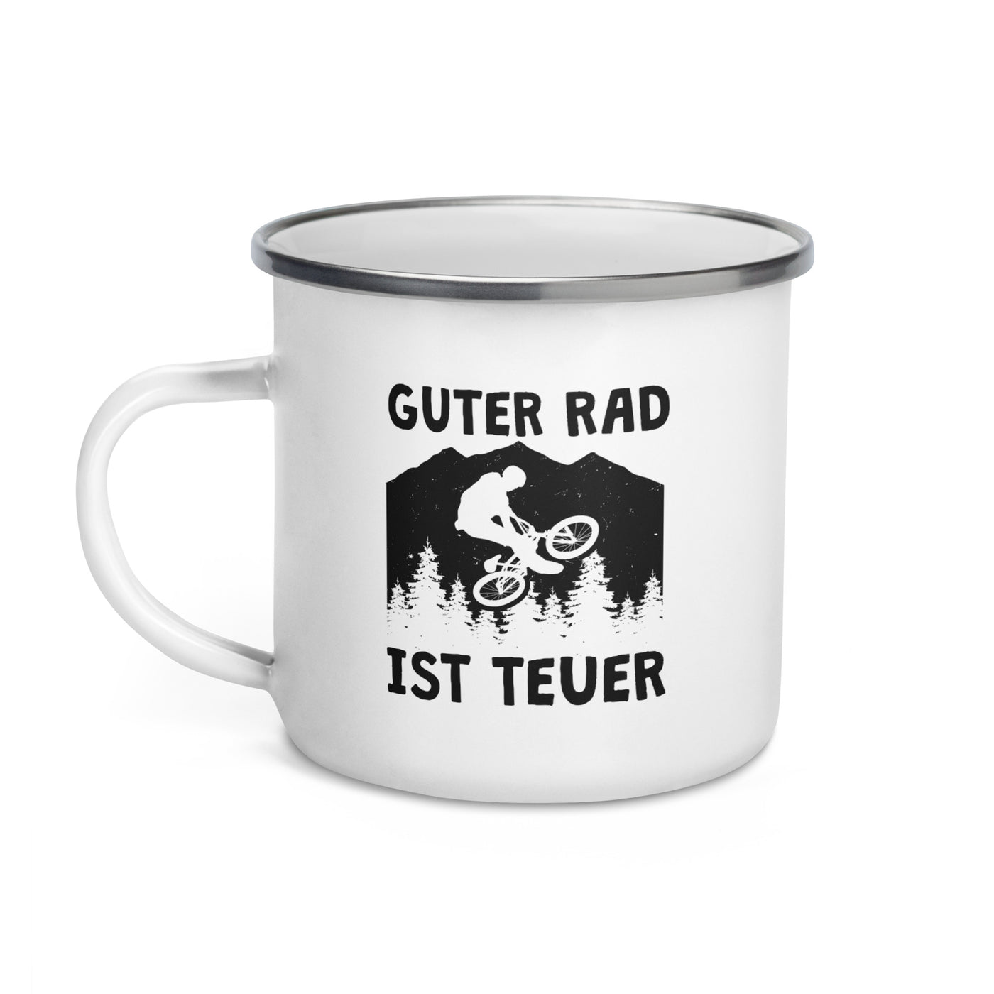 Guter Rad Ist Teuer. - Emaille Tasse fahrrad mountainbike