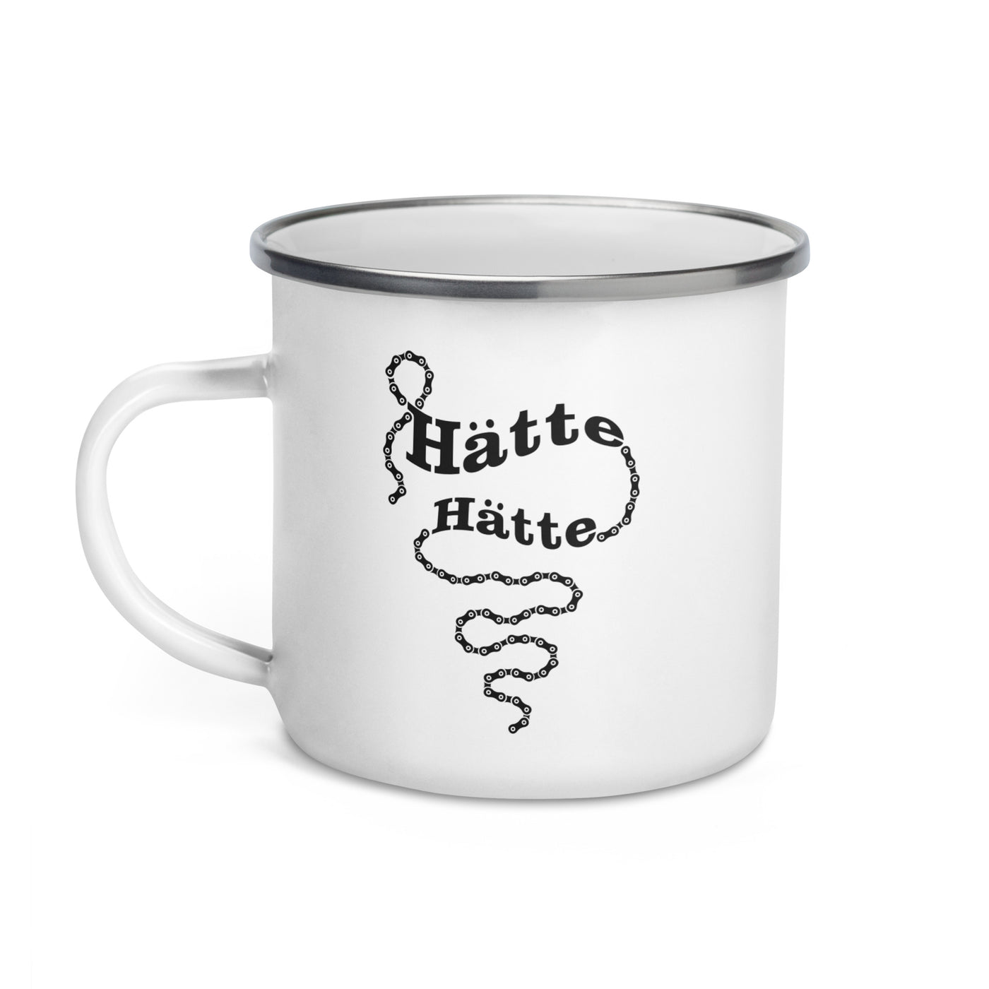 Hätte Hätte Fahrradkette - Emaille Tasse fahrrad mountainbike