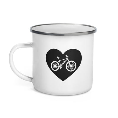 Heart 1 And Ebike - Emaille Tasse e-bike